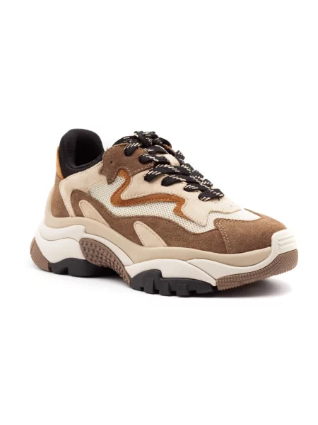 Sneakersy Ash Addict skórzane beżowe