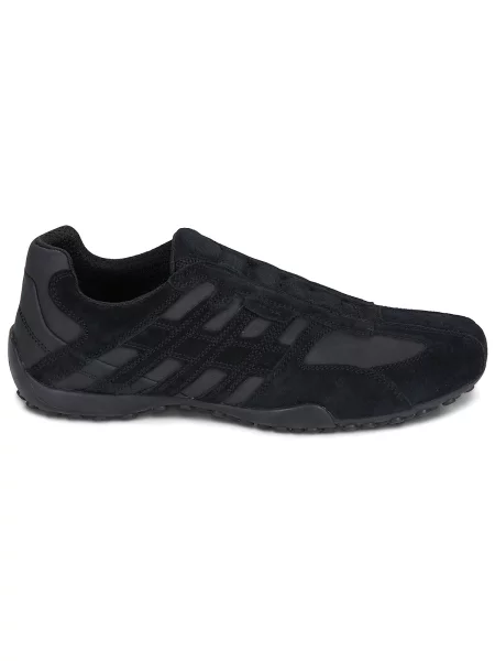 Pantofi Geox cu model piele de șarpe negru