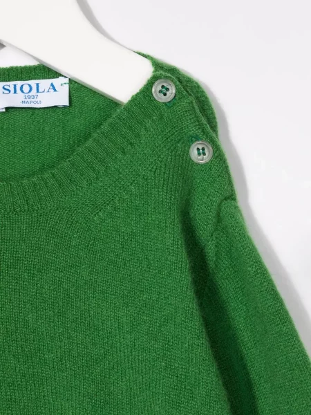 Sweter dziecięcy Siola zielony