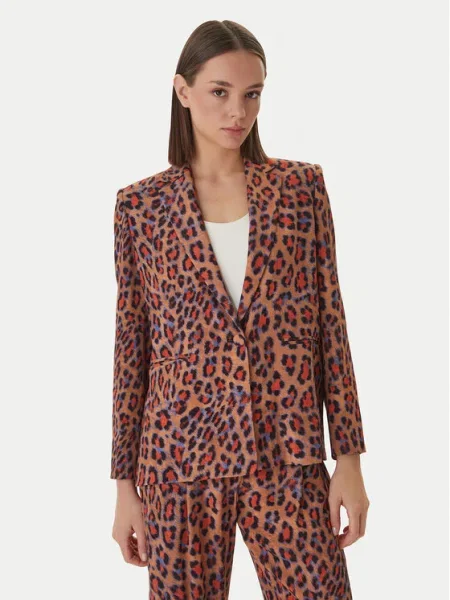 LOLA CASADEMUNT Sacou Straight Fit maro