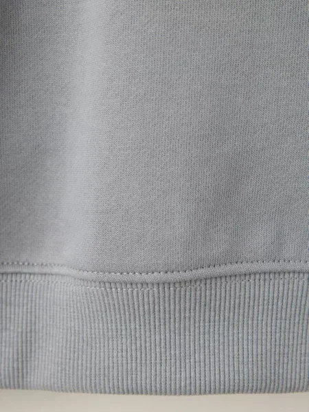 Bluza oversize z gwiazdami Teen M MANGO TEEN szary