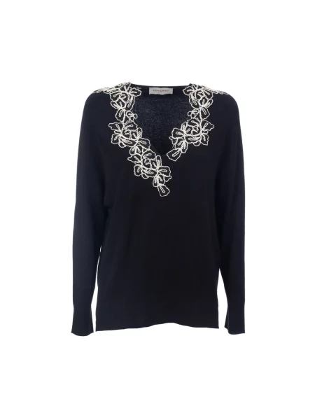Sweter Ermanno Scervino wełniany czarny