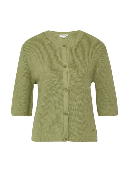 S.Oliver Red Label Plus Kardigan svijetlozelena zelena