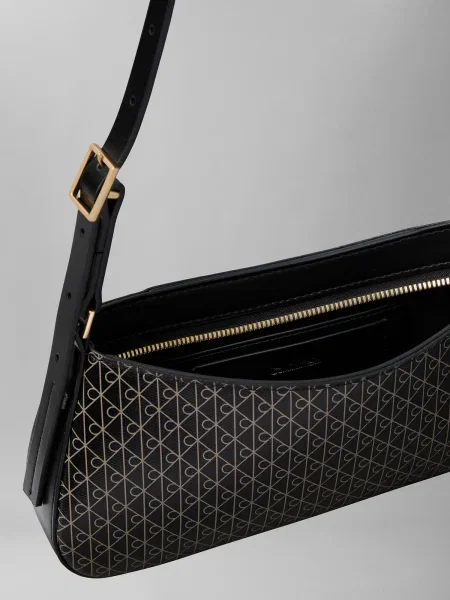 Calvin Klein Geantă de umăr bej negru