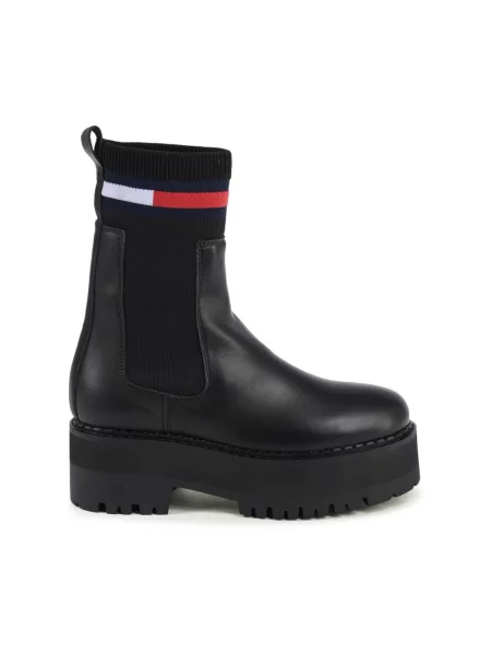 Sztyblety Tommy Jeans czarne
