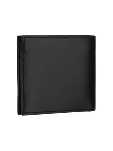 Portfel Saint Laurent skórzany z logo czarny