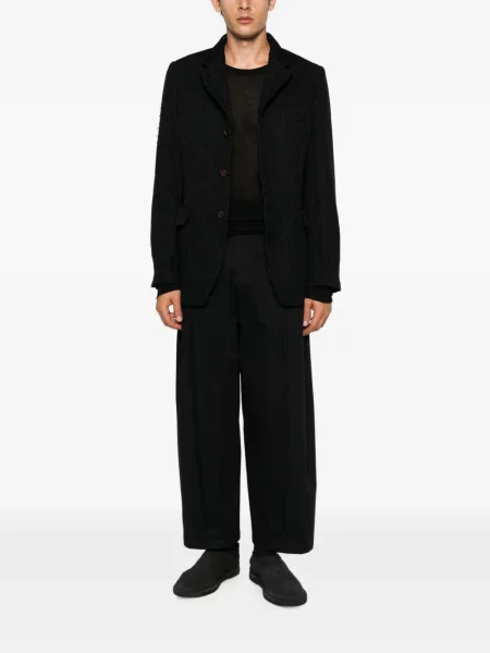 Ριγέ μπουφάν Comme Des Garçons Homme Plus μαύρο