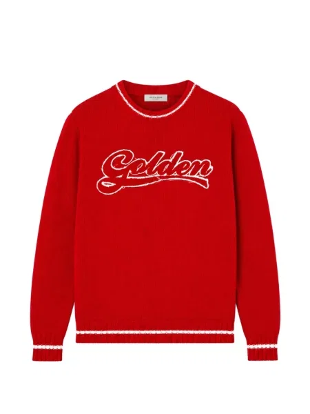 Sweter dziecięcy Golden Goose czerwony