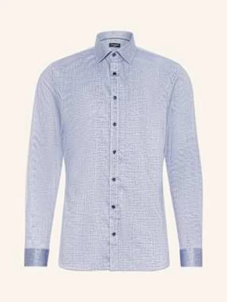Olymp Koszula No. Six Super Slim blau granatowa