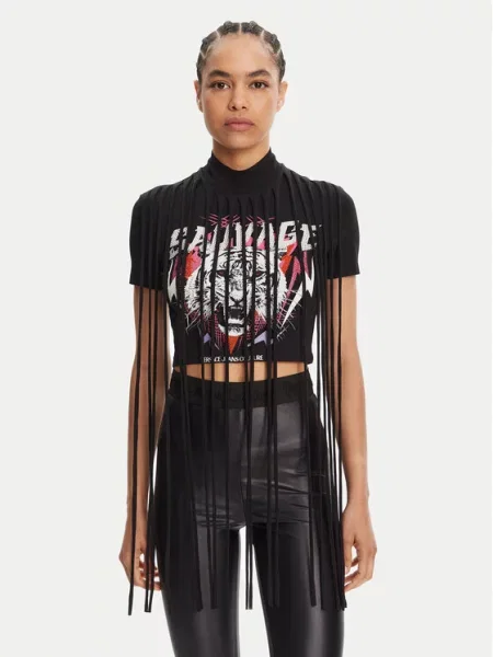T-Shirt Versace Jeans Couture μαύρο