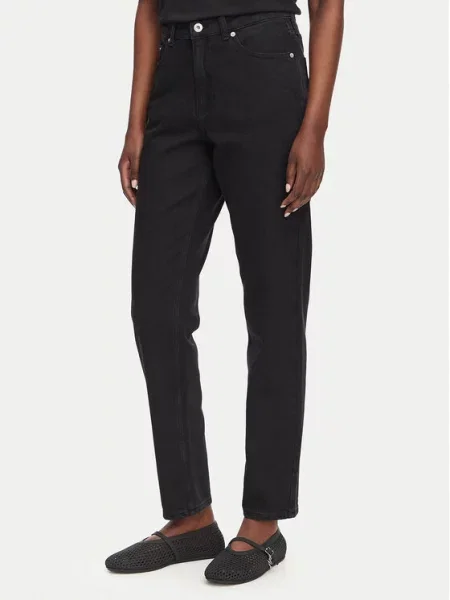 Karl Lagerfeld Jeans Jeans hlače Mom Fit črna