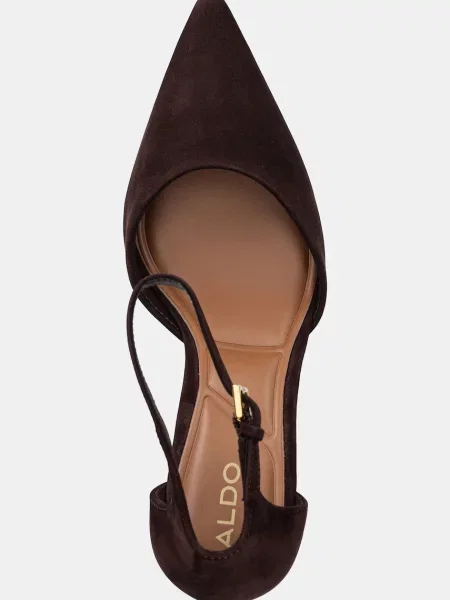 Замшевые туфли Aldo коричневые