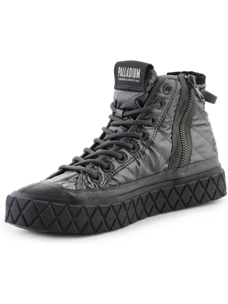 Pantofi Palladium cu șireturi gri