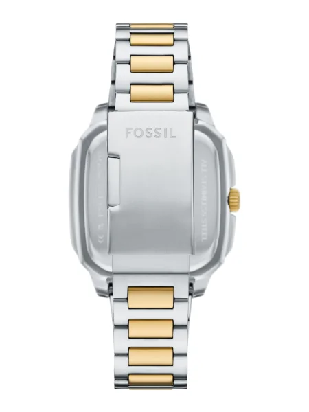 FOSSIL Ceas analogic CROSBY auriu argintiu negru