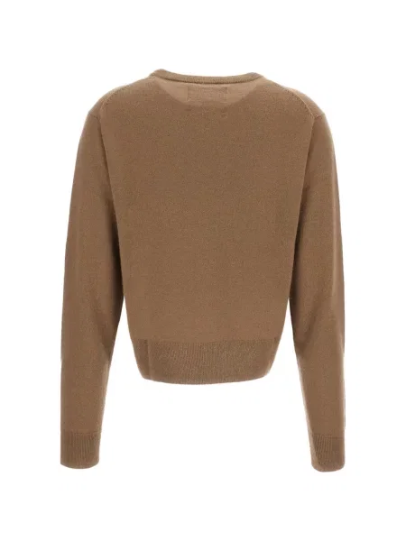Кашмирен пуловер Extreme Cashmere с кръгло деколте кафяво