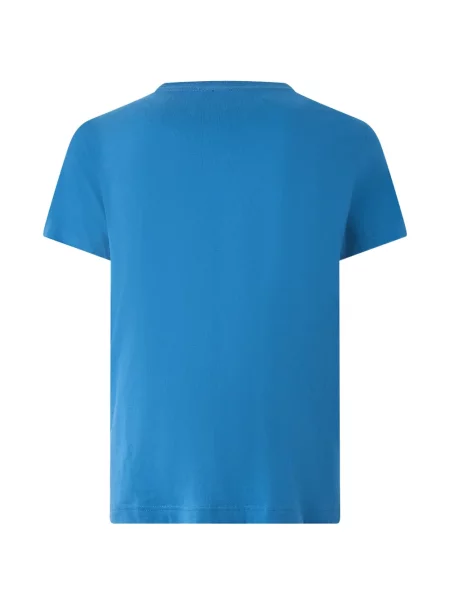 Scurt tricou Diesel cu imagine albastru