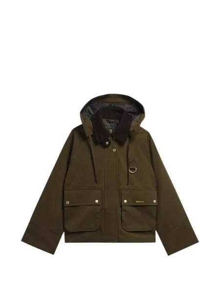 Geacă Barbour cu glugă verde