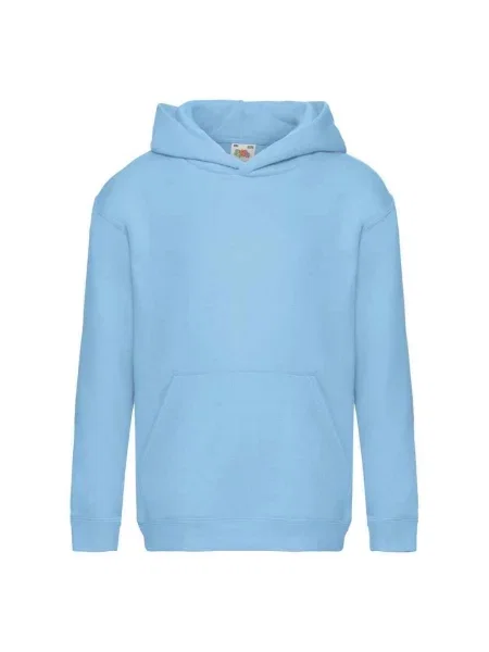 Bluza Z Kapturem Premium Dla Dzieci niebieska