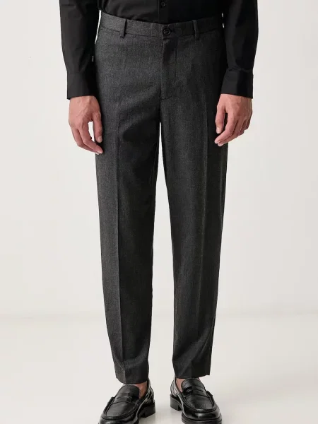 Calvin Klein spodnie z wiskozą szare