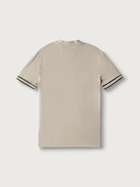 Tricou polo Boss Green bej