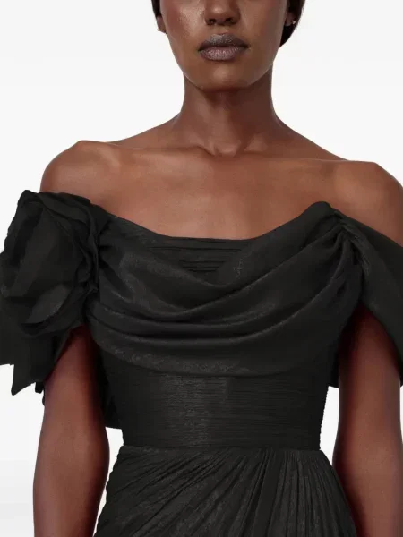 Rochie maxi Iris Serban de costum negru