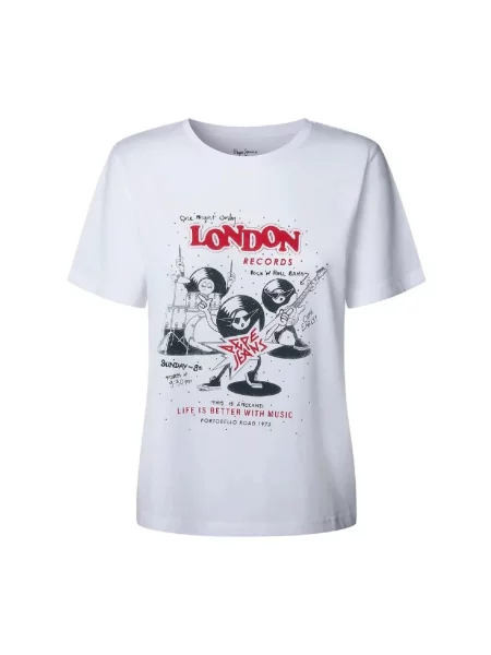 Koszulka Pepe Jeans biała