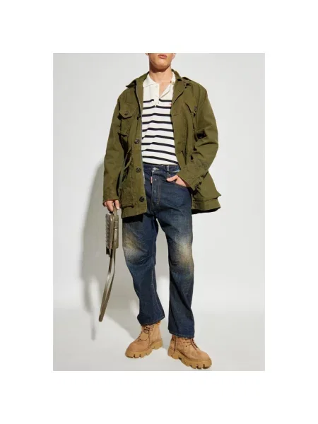 Koszulka polo Dsquared2 wełniana z logo