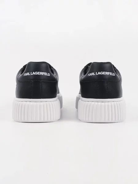 Кожаные кроссовки Karl Lagerfeld черные