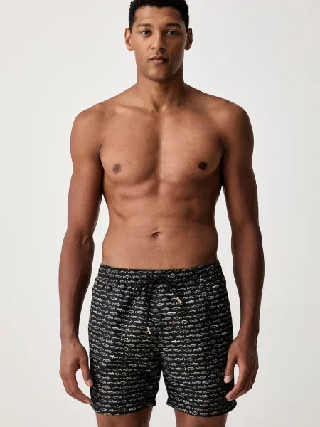 BOSS pantaloni scurți de baie pentru bărbați Danio negru