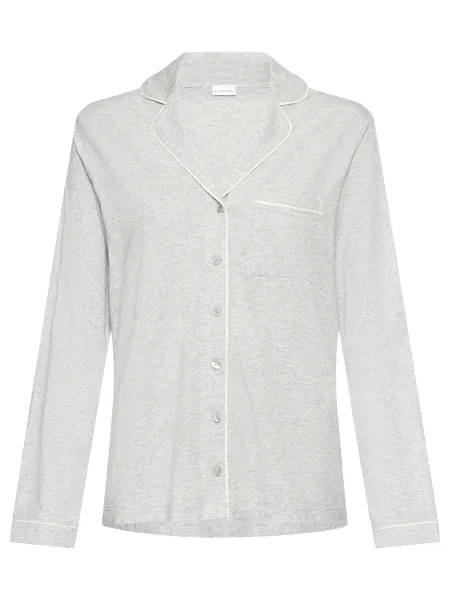 LASCANA Bluză de noapte gri