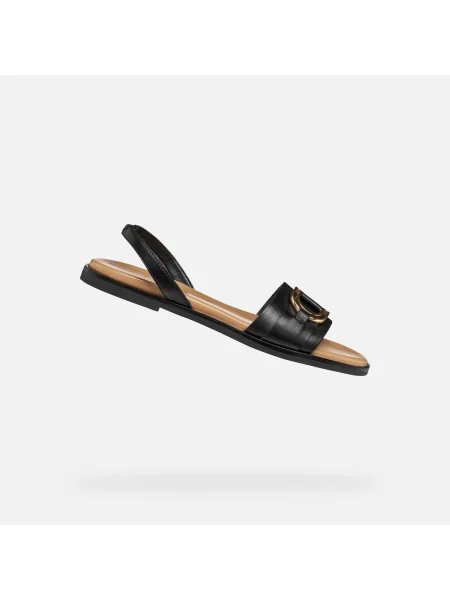 Sandale Geox din piele negru