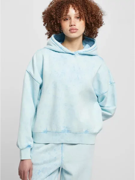 Pulover Urban Classics s kapuco bela