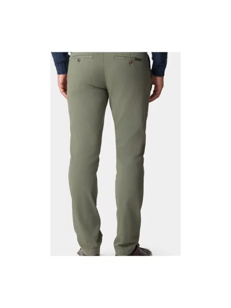 Spodnie Brooks Brothers ze stretchu zielone