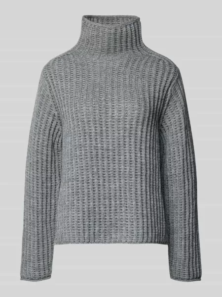 Sweter z dzianiny ze stójką model ‘VARISA’ Drykorn