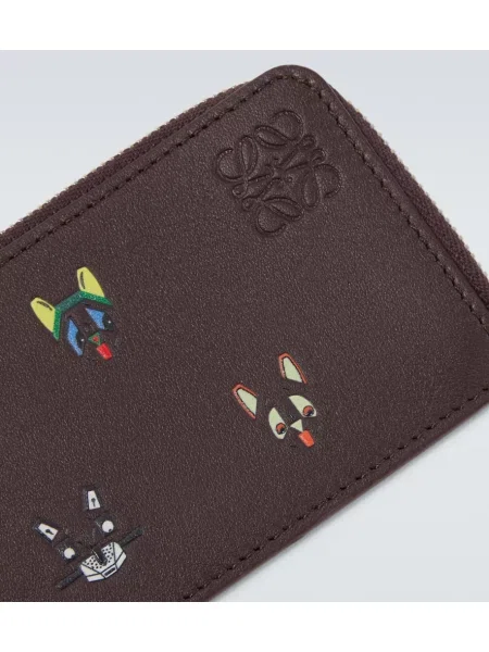 Portofel Loewe din piele maro