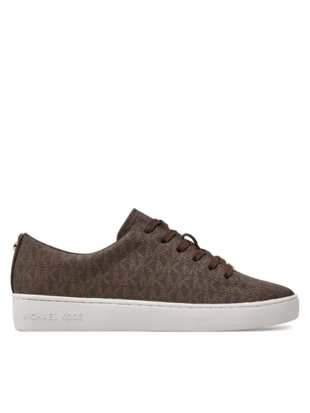 MICHAEL Michael Kors Sportcipők Keaton Lace Up Barna sötétkék