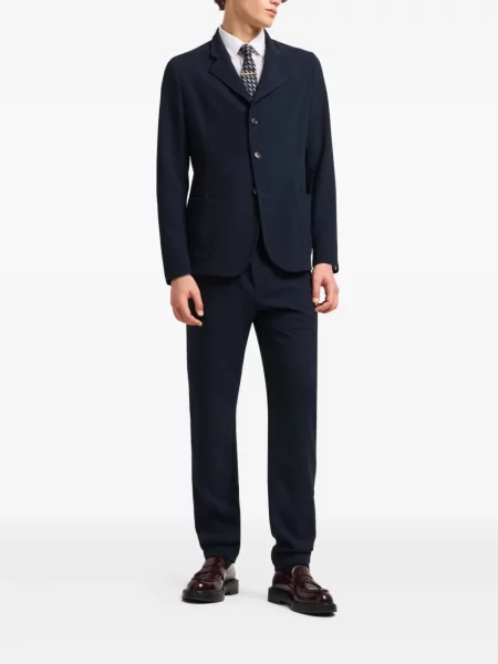 Pantaloni Emporio Armani albastru