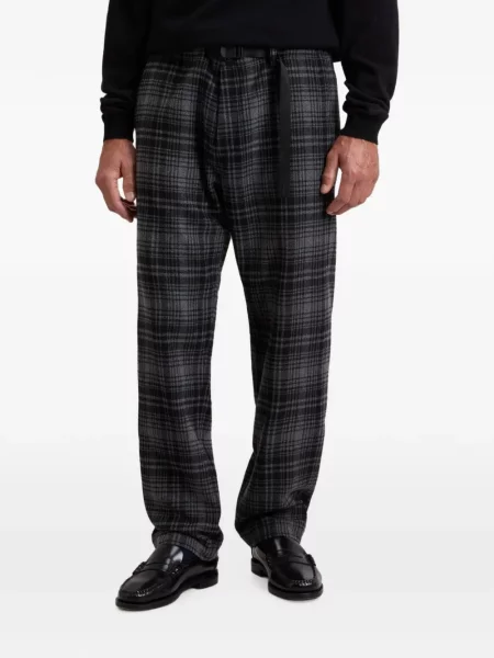 Pledinės flanelės kelnės Woolrich pilka