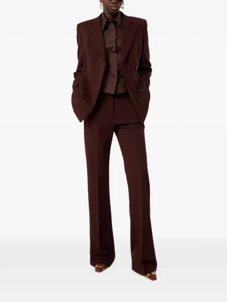 Pantaloni Sportmax evazate maro