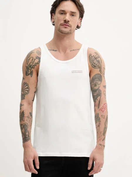 Grafic tricou Tommy Jeans alb