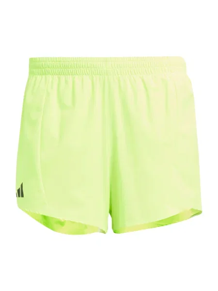 ADIDAS PERFORMANCE Športne hlače Adizero Essentials neonsko / črna zelena
