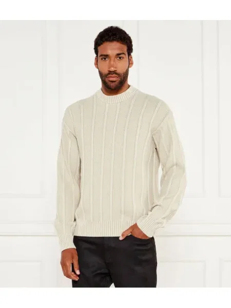BOSS ORANGE Pulover Kaktus | Relaxed fit bej