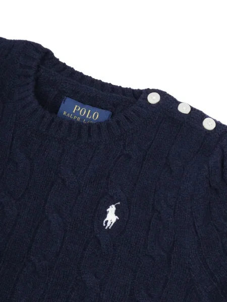 Sweter dziecięcy Polo Ralph Lauren niebieski