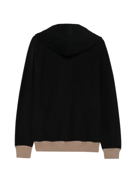 Hoodie Moschino με αυτόγραφο μαύρο