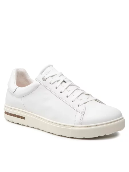 Kožené tenisky Birkenstock bílé