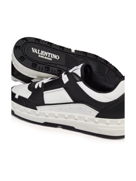 Sneakersy Valentino Garavani skórzane czarne
