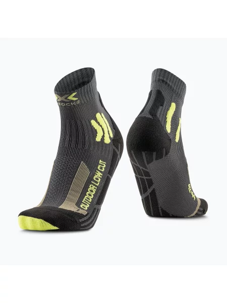 Шкарпетки X-Socks Trek Outdoor Low Cut grey сірі