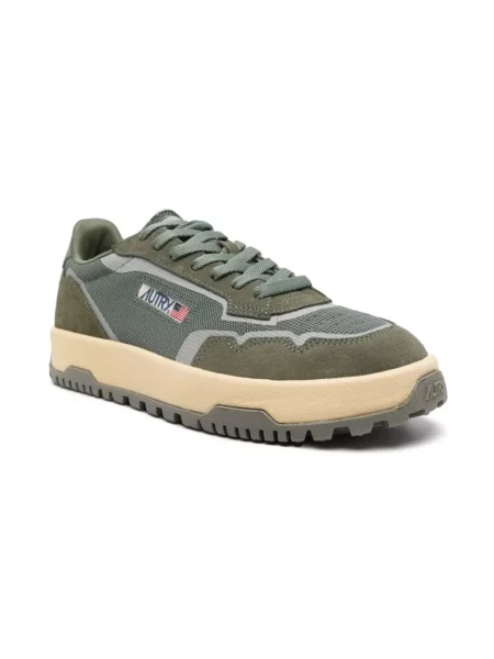 Sneakersy Autry zamszowe zielone