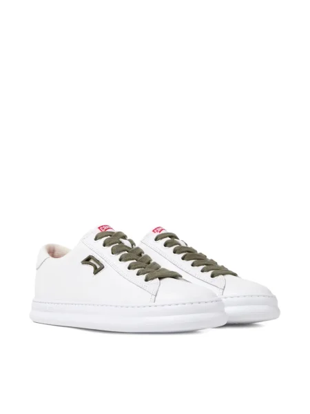 Sneakerși Camper din piele alb