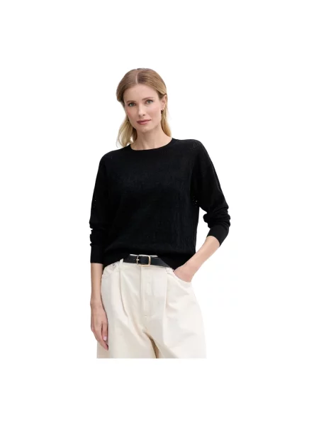 Dzianinowy sweter Dkny czarny